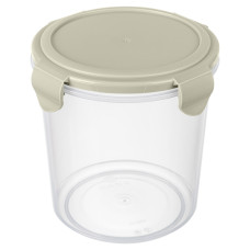КОНТЕЙНЕР ДЛЯ ПРОДУКТОВ ГЕРМЕТИЧНЫЙ "SMART LOCK" КРУГЛЫЙ 1,15Л (Светло-серый)