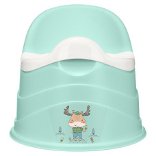 ГОРШОК ДЕТСКИЙ С ДЕКОРОМ 390х310х305ММ (Зеленый)