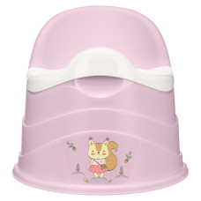 ГОРШОК ДЕТСКИЙ С ДЕКОРОМ 390х310х305ММ (Розовый)