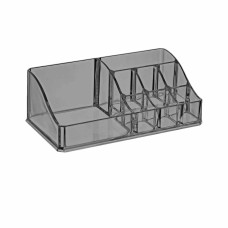 ОРГАНАЙЗЕР ДЛЯ КОСМЕТИКИ 8 ОТДЕЛЕНИЙ, 175x95х60ММ (Бесцветный)