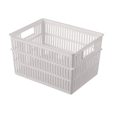 КОРЗИНКА УНИВЕРСАЛЬНАЯ "СИМПЛИФАЙ" 184х136х108ММ, 2 Л (Светло-бежевый)