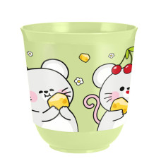 СТАКАН ДЕТСКИЙ С ДЕКОРОМ 270 МЛ (Зеленый)