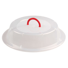 КРЫШКА ДЛЯ ХОЛОДИЛЬНИКА И МИКРОВОЛНОВОЙ ПЕЧИ С РУЧКОЙ ДИАМЕТР 290ММ (Бесцветный)