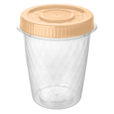 БАНКА С ЗАВИНЧИВАЮЩЕЙСЯ КРЫШКОЙ "КРИСТАЛЛ" 1,1Л (микс 1)