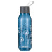 МНОГОРАЗОВАЯ БУТЫЛКА ДЛЯ ВОДЫ С ДЕКОРОМ 0,6Л ИЗ ПОЛИКАРБОНАТА (Синий)