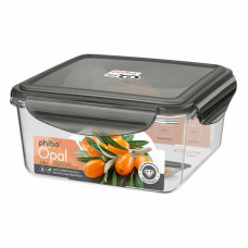 КОНТЕЙНЕР ДЛЯ ПРОДУКТОВ ГЕРМЕТИЧНЫЙ "OPAL" КВАДРАТНЫЙ 1,15Л (Черный)