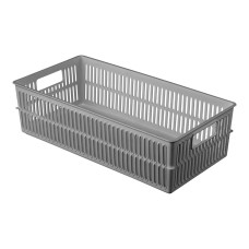 КОРЗИНКА УНИВЕРСАЛЬНАЯ "СИМПЛИФАЙ" 274х140х78ММ, 2,5 Л (Серый)