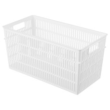 КОРЗИНКА УНИВЕРСАЛЬНАЯ "СИМПЛИФАЙ" 274х140х138ММ, 4,5 Л (Белый)