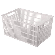 КОРЗИНКА УНИВЕРСАЛЬНАЯ "СИМПЛИФАЙ" 274х184х138ММ, 6 Л (Светло-бежевый)